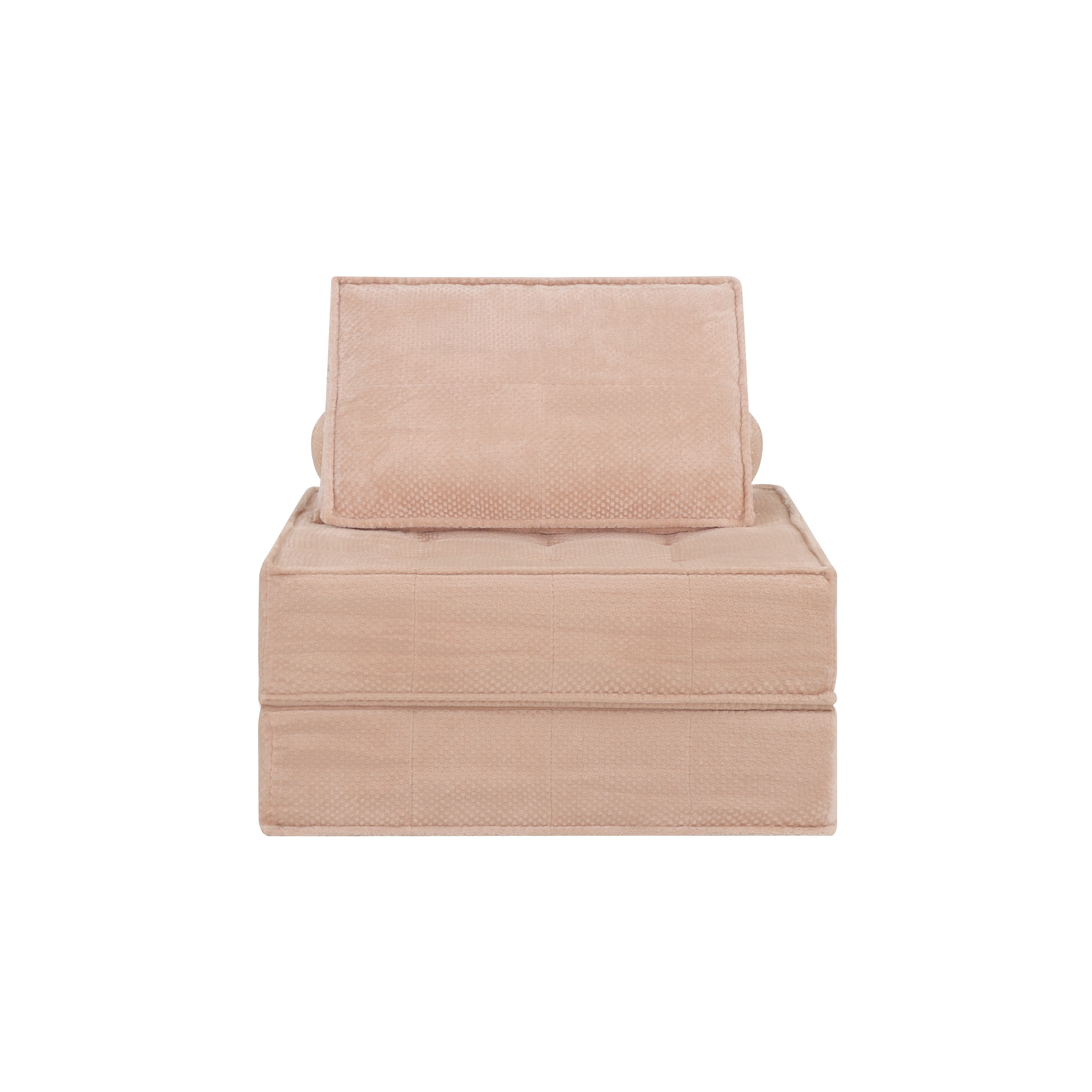 66.9 Inch Modular Sofa, Single Seater, Double-layer Multi-combination, Skin-friendly Fabric, DIY Suitable For Living Rooms, Study Rooms, Bedrooms, And Other Spaces. PINK_maomaolike.com
